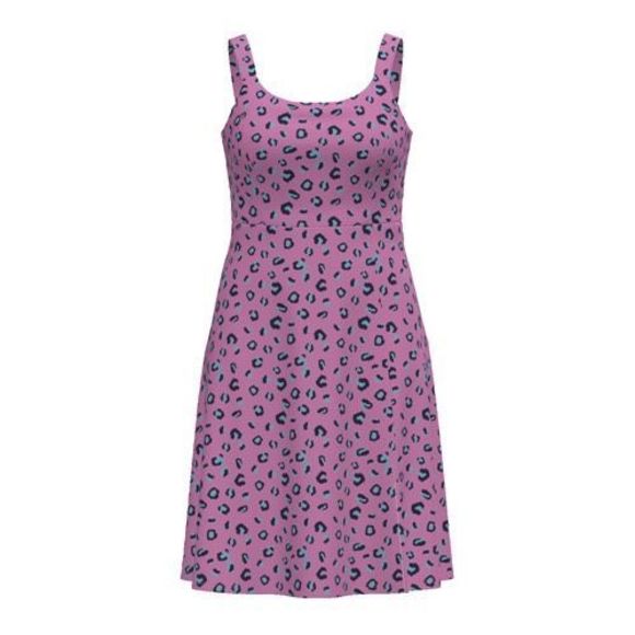 LuLaRoe Dresses & Skirts - LuLaRoe XL Pink with Cheetah Print Navy Cross Back Dress